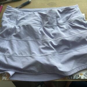 Lululemon Athletica Light Purple Pace Rival Skirt